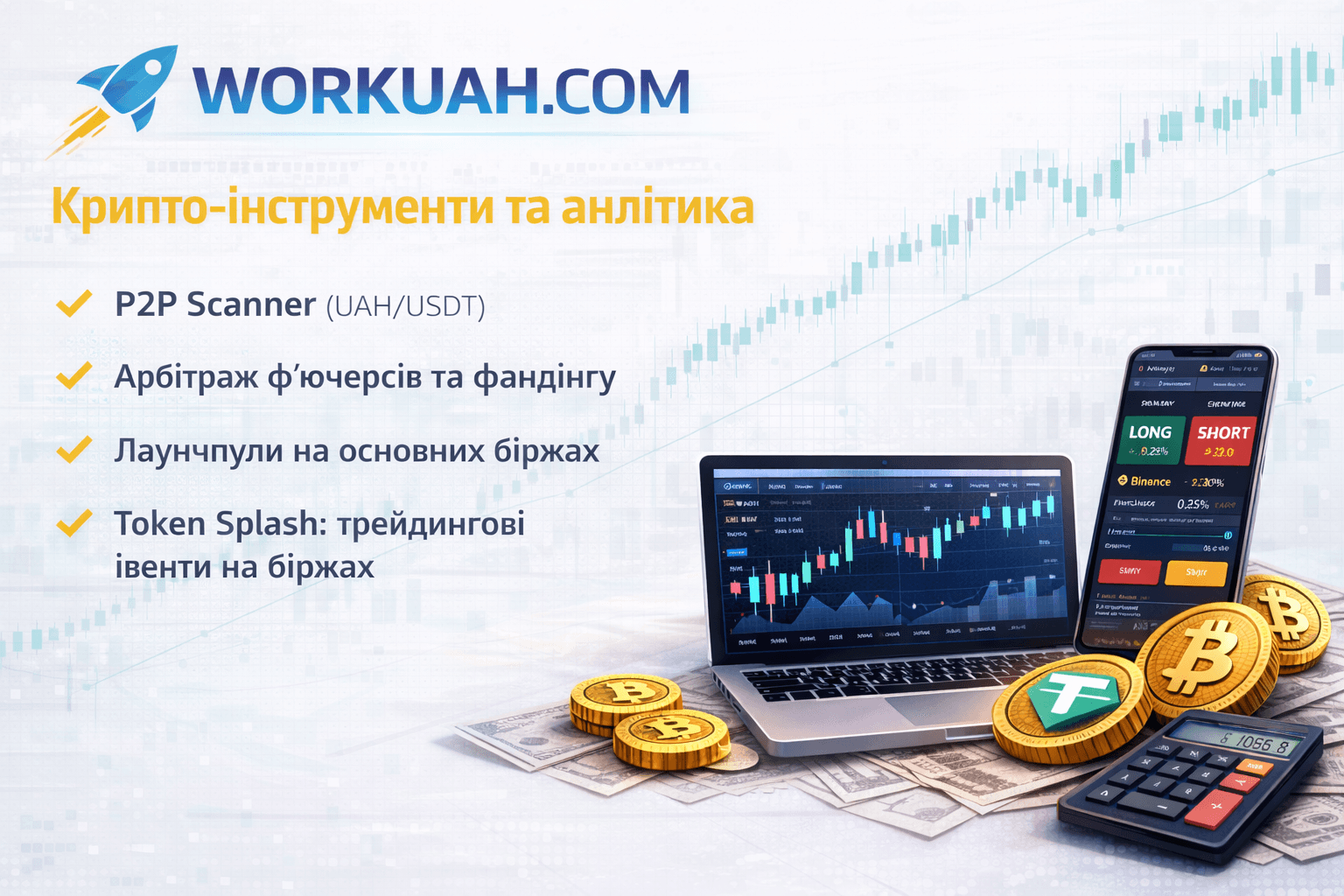 WORKUAH.COM - крипто-інструменти та аналітика, які економлять час і знаходять можливості