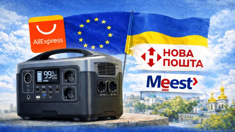 Гайд: Як дешевше замовити зарядну станцію на AliExpress зі складу в ЄС і привезти в Україну через NP/Meest