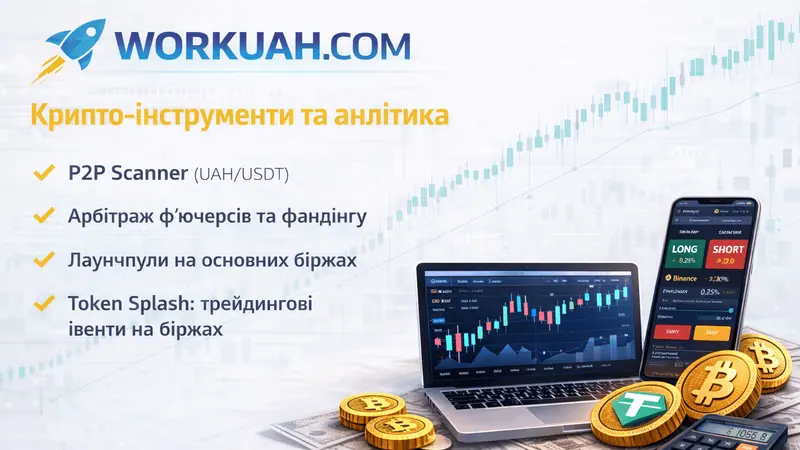 WORKUAH.COM - крипто-інструменти та аналітика, які економлять час і знаходять можливості